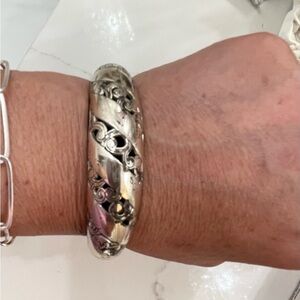 Brighton Silver Intricate Bracelet